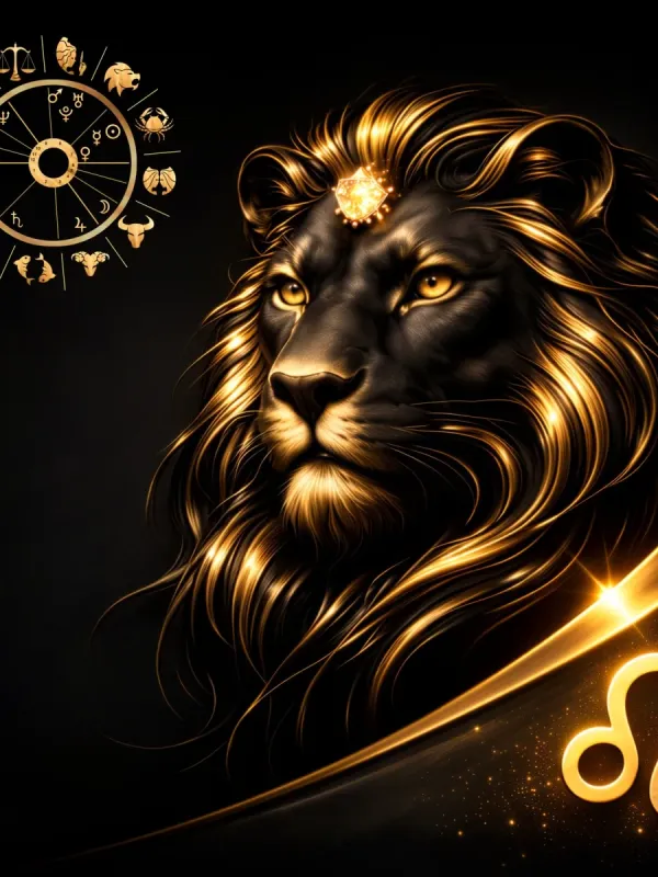 Leo in gold