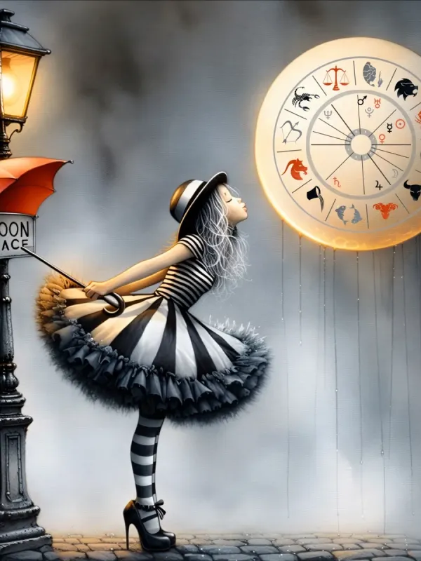 Girl with umbrella